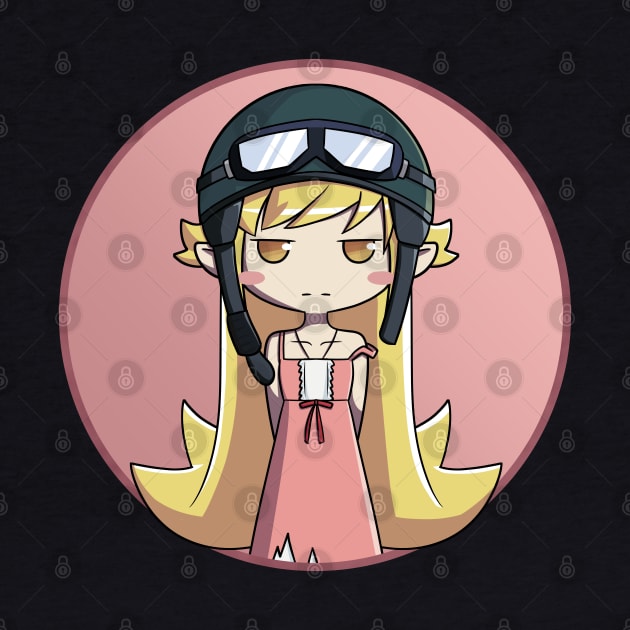 Oshino Shinobu (Monogatari Series) "Pilot Hat" redraw by Kamishirts